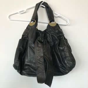 Kooba Elisha black leather purse handbag